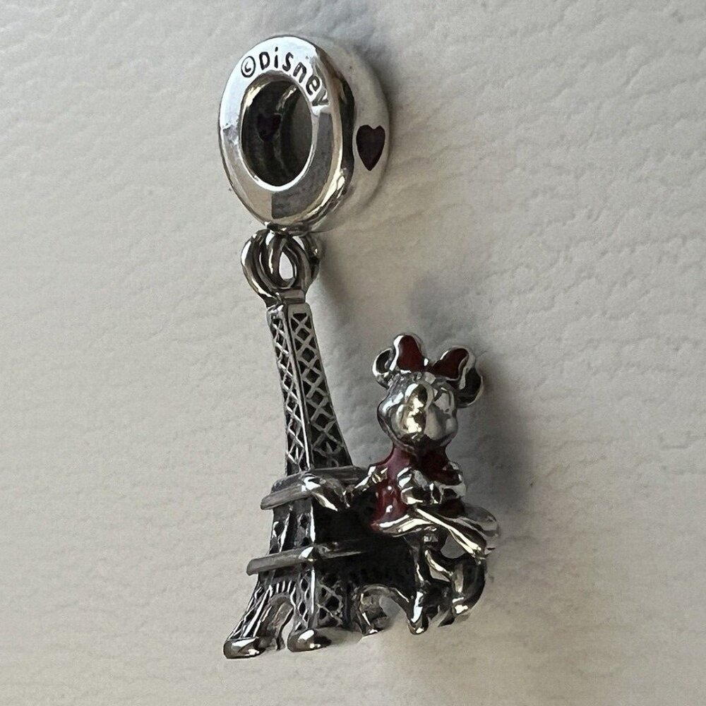 Pandora Disney Charm Minnie Paris Eiffel Tower Love Travel Vocation Autumn Break